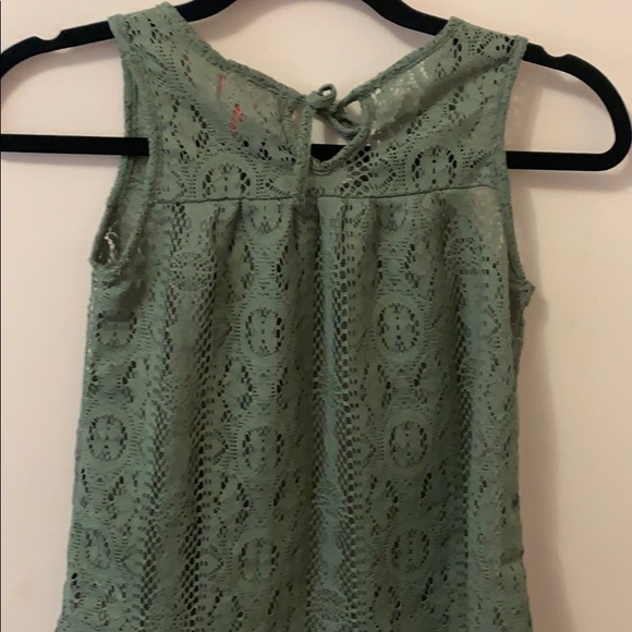 Olive green summer top - Picture 3 of 3